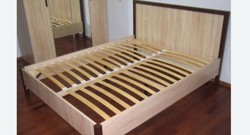 Сборка двухспальной кровати. Кемерово